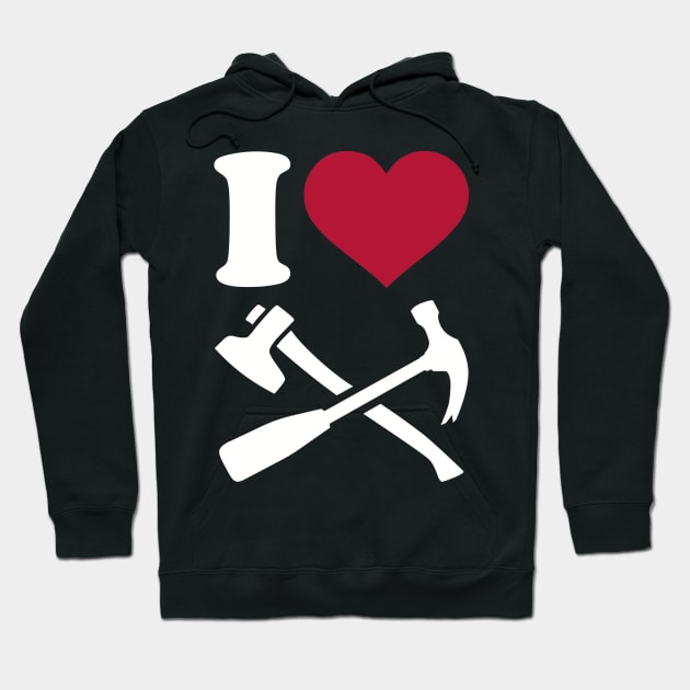 I love Tools Hoodie by Designzz